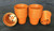Plastic Flower Pots, 5 cm. TO5 Poppelmann, Lot of 20 new.