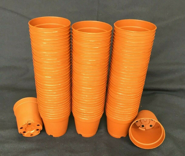 Flower Pots, Plastic, MXC5.5 Poppelmann 5.5 cm. Lot of 100 New