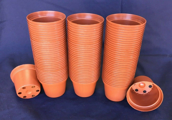 Plastic Pots TO6.5 Poppelmann 6.5 cm.  Lot of 100 New