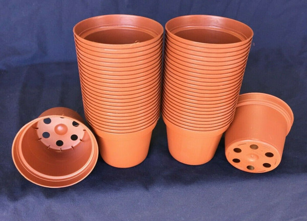 3" Plastic Flower Pots,  TO7.5  Poppelmann Lot of 50 New