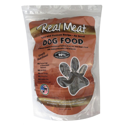 Real Meat Turkey and Venison 2lb Bag