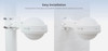 REYEE RG-RAP6262 – AX3000 Wi-Fi 6 Outdoor Omni-Directional Access Point with IP68 Protection and Cloud Management