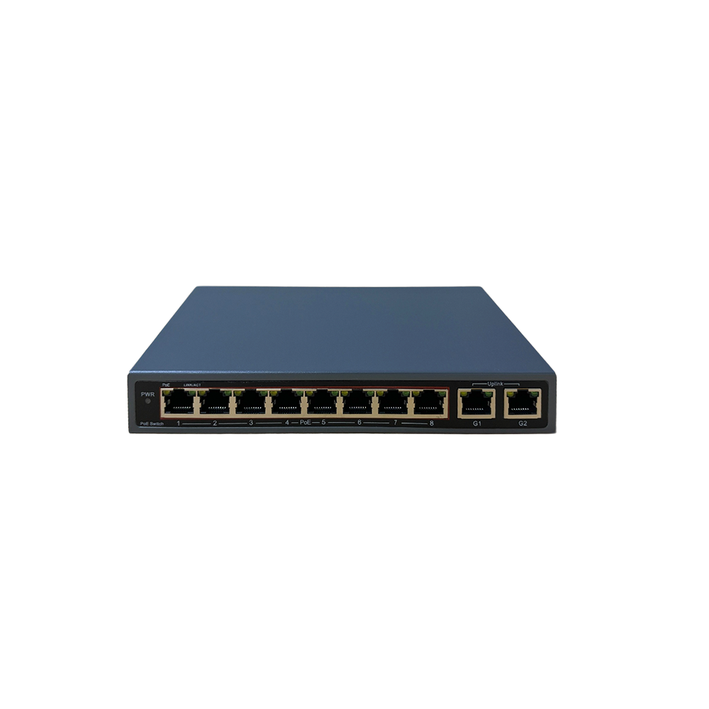 10-Port Fast Ethernet PoE Switch - Alpha Intercom | Your Security ...