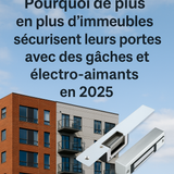 Pourquoi de plus en plus d’immeubles sécurisent leurs portes avec des gâches et électro-aimants en 2025 ?