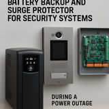 Why Every Building Needs a UPS Battery Backup and Surge Protector for Security Systems