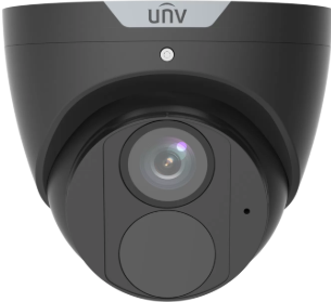 Uniview IPC3614SR-ADF28KM-H-BK – 4 MP IR Turret Camera with Built-in Mic