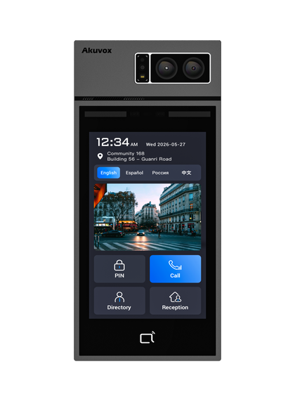S538 Triple Camera Video Intercom | 5MP Smart Door Phone with QR & Access Control
