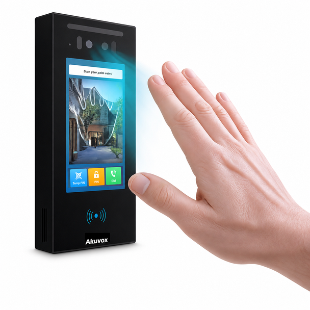Akuvox E16P Palm Vein Video Intercom and Access Control Terminal