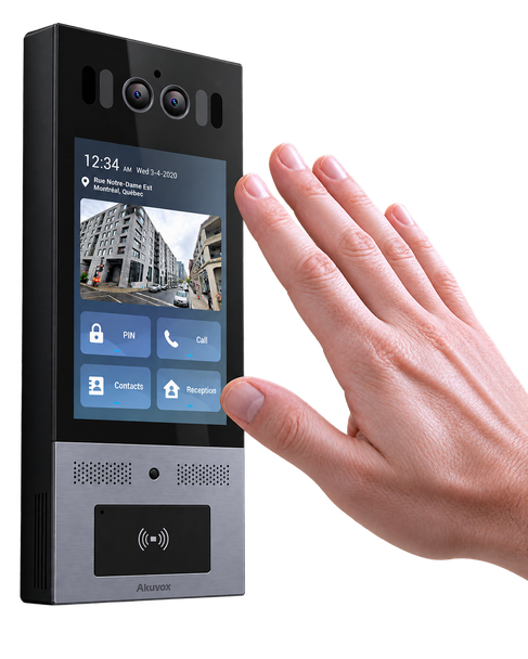 Akuvox x915P – Palm Vein & Face Recognition Android Door Phone