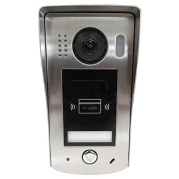 Isimple video intercom panel with proximity reader