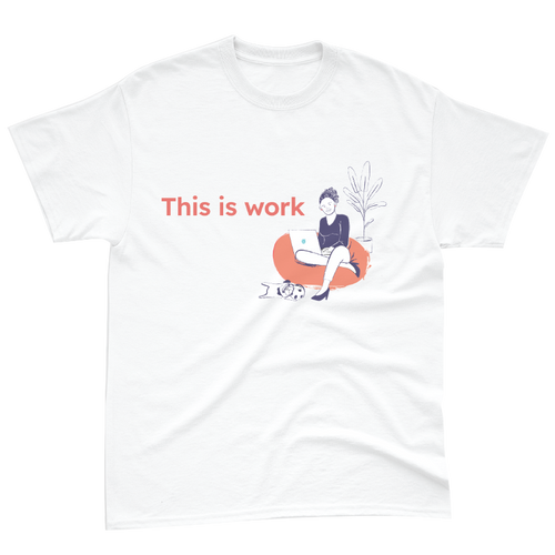 Woman on the Beanbag T-Shirt