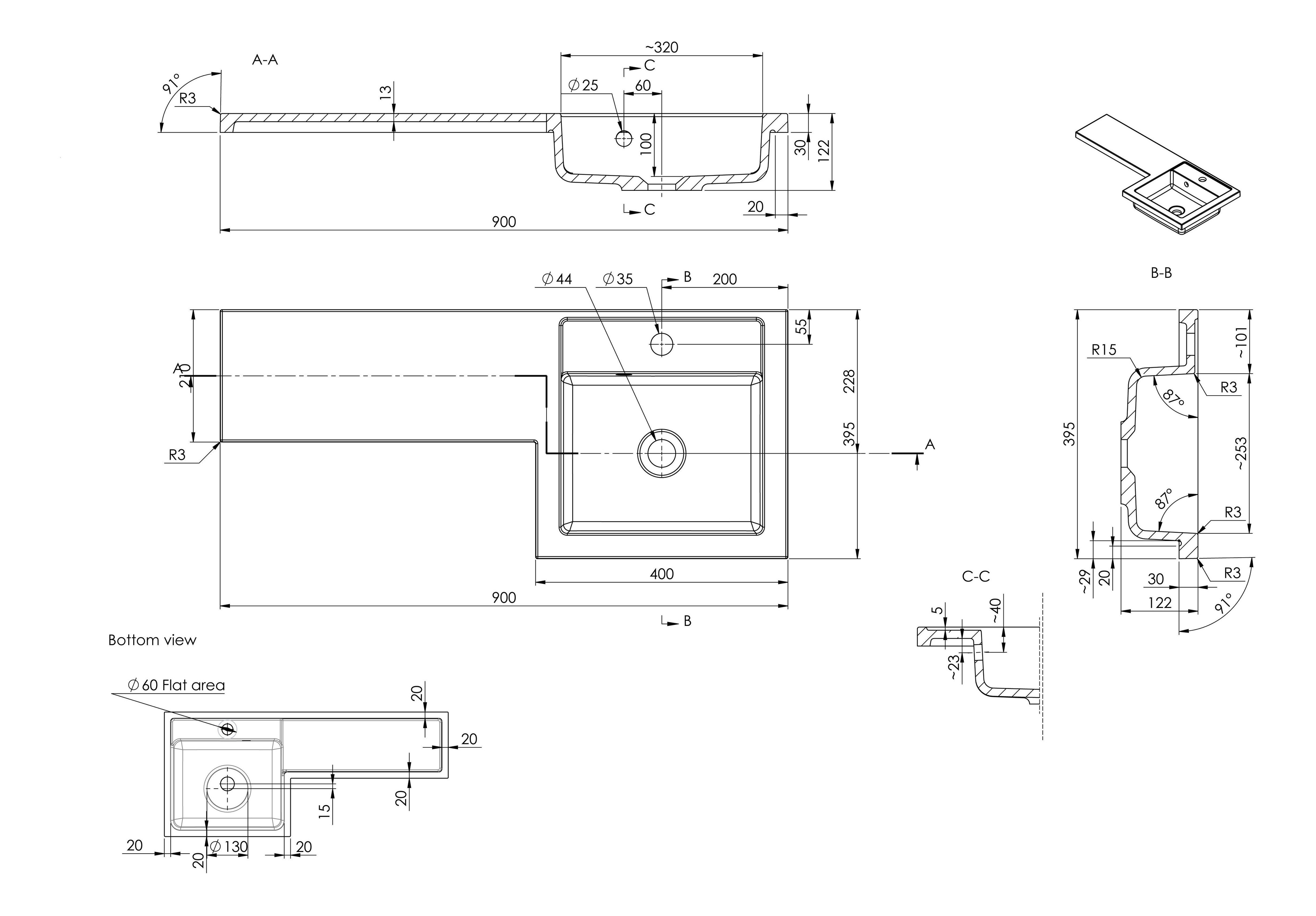 900mm F/S L-Shape Pack & Basin - Venosa-900-Top-R_LD.jpg