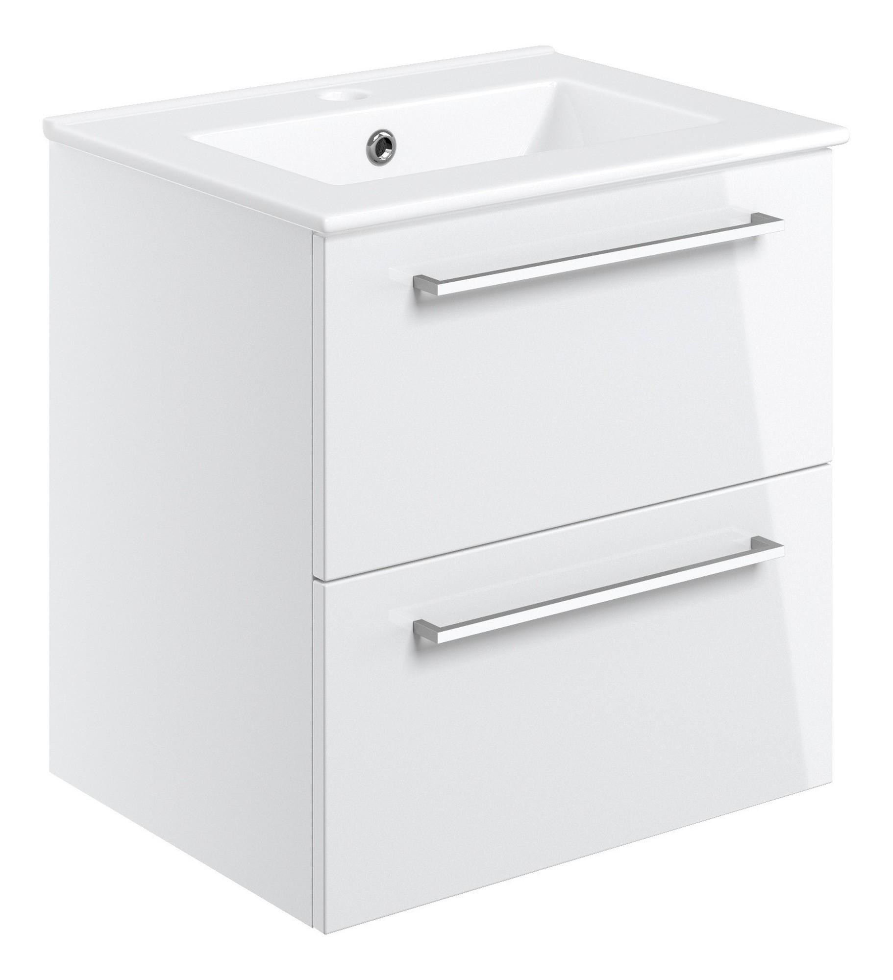 510mm Wall Hung 2 Drawer Basin Unit & 1TH Thin Edge Basin - DIFTP2116-AngledRight_CO.jpg