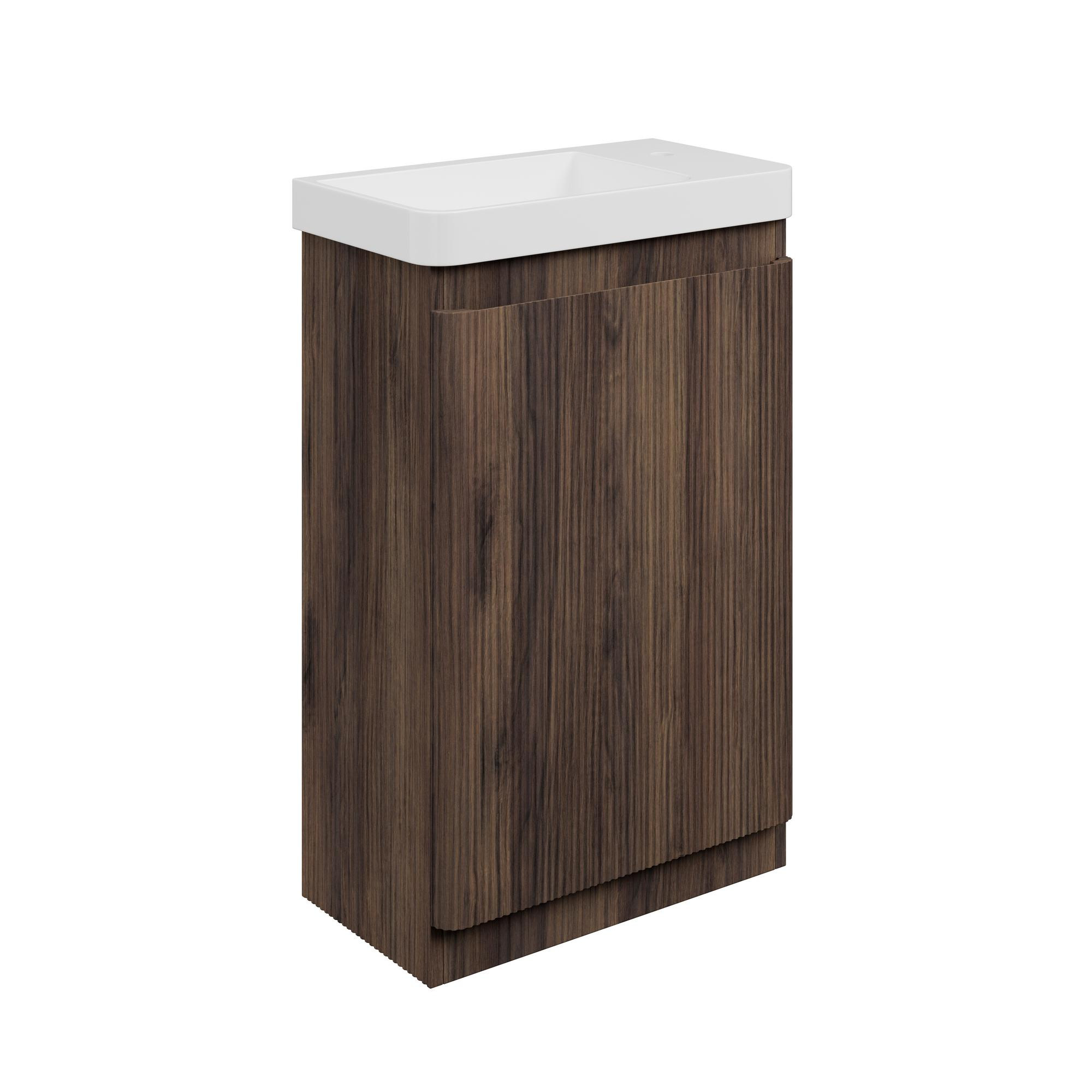550mm Floor Standing Slim Depth 1 Door Basin Unit & 1TH Basin - DIFTP5698-AngledRight_CO.jpg
