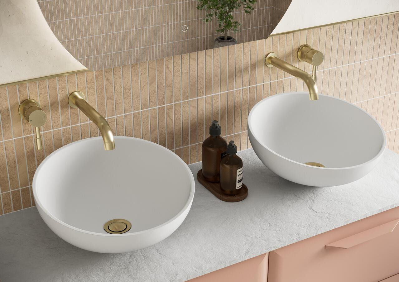 615mm Wall Hung 2 Drawer Basin Unit w/ Basin - Mika-MattApricot_2_CAM.jpg