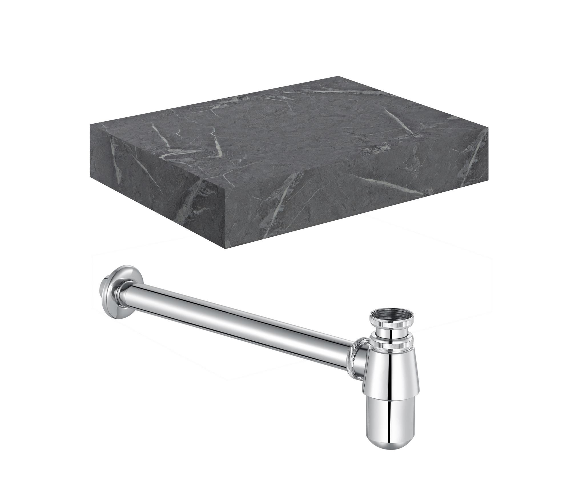 600mm Wall Hung Grey Marble Basin Shelf & Bottle Trap - DIFTP2538_CO.jpg