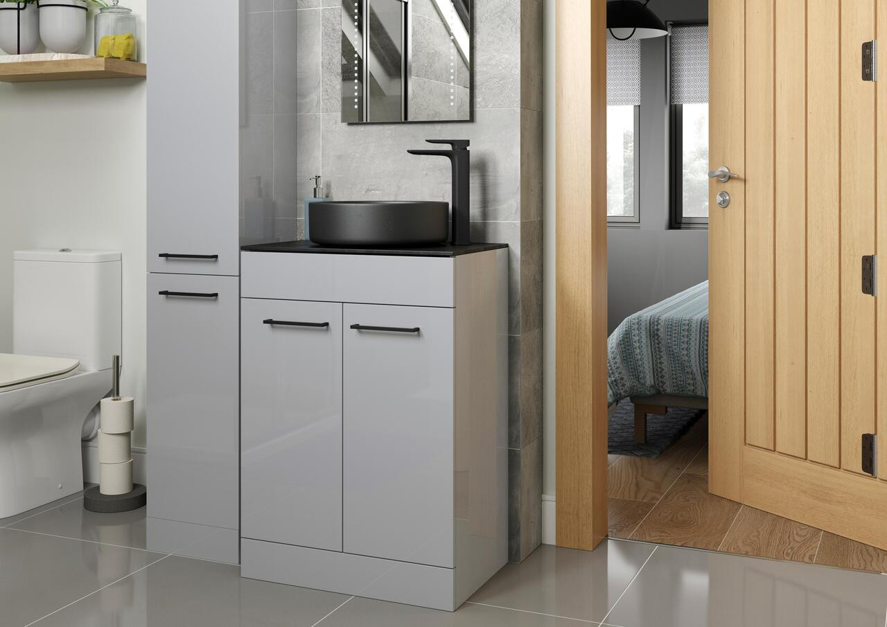350mm Floor Standing 2 Door Tall Unit - SU_VOLTA_GREY_RM.jpg