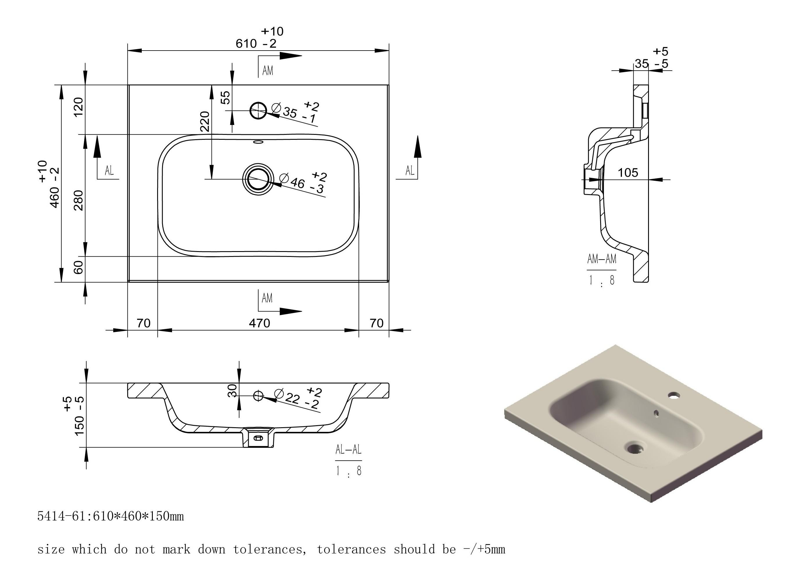 610mm Floor Standing 2 Drawer Basin Unit Inc. 1TH Basin - Carino-610mm-Basin_LD.jpg