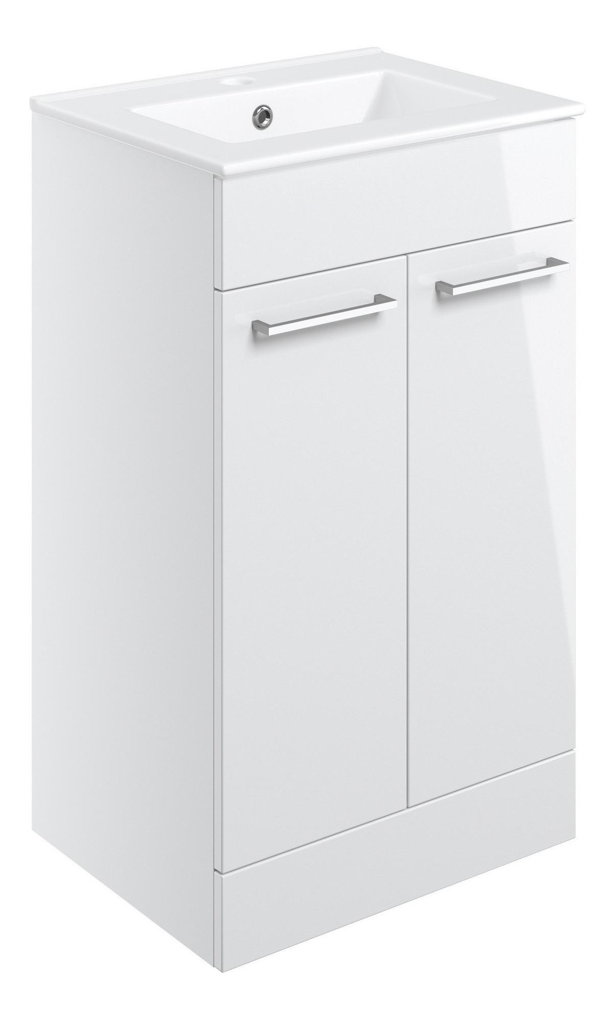 510mm Floor Standing 2 Door Basin Unit & 1TH Thin Edge Basin - DIFTP2110-AngledRight_CO.jpg