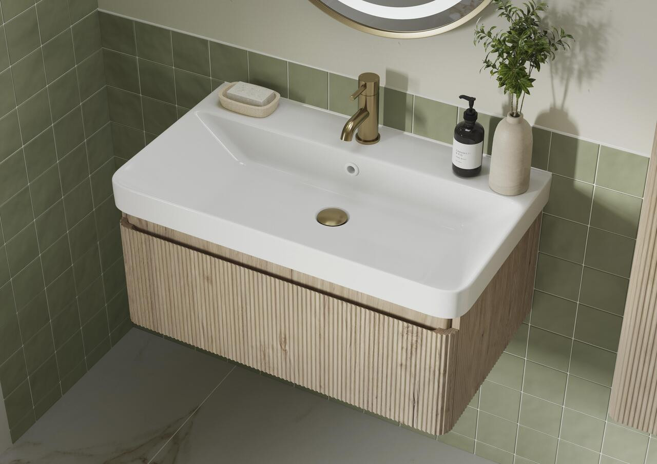 500mm Floor Standing 2 Drawer Basin Unit & 1TH Basin - Kuba-TexOak_2_CAM.jpg