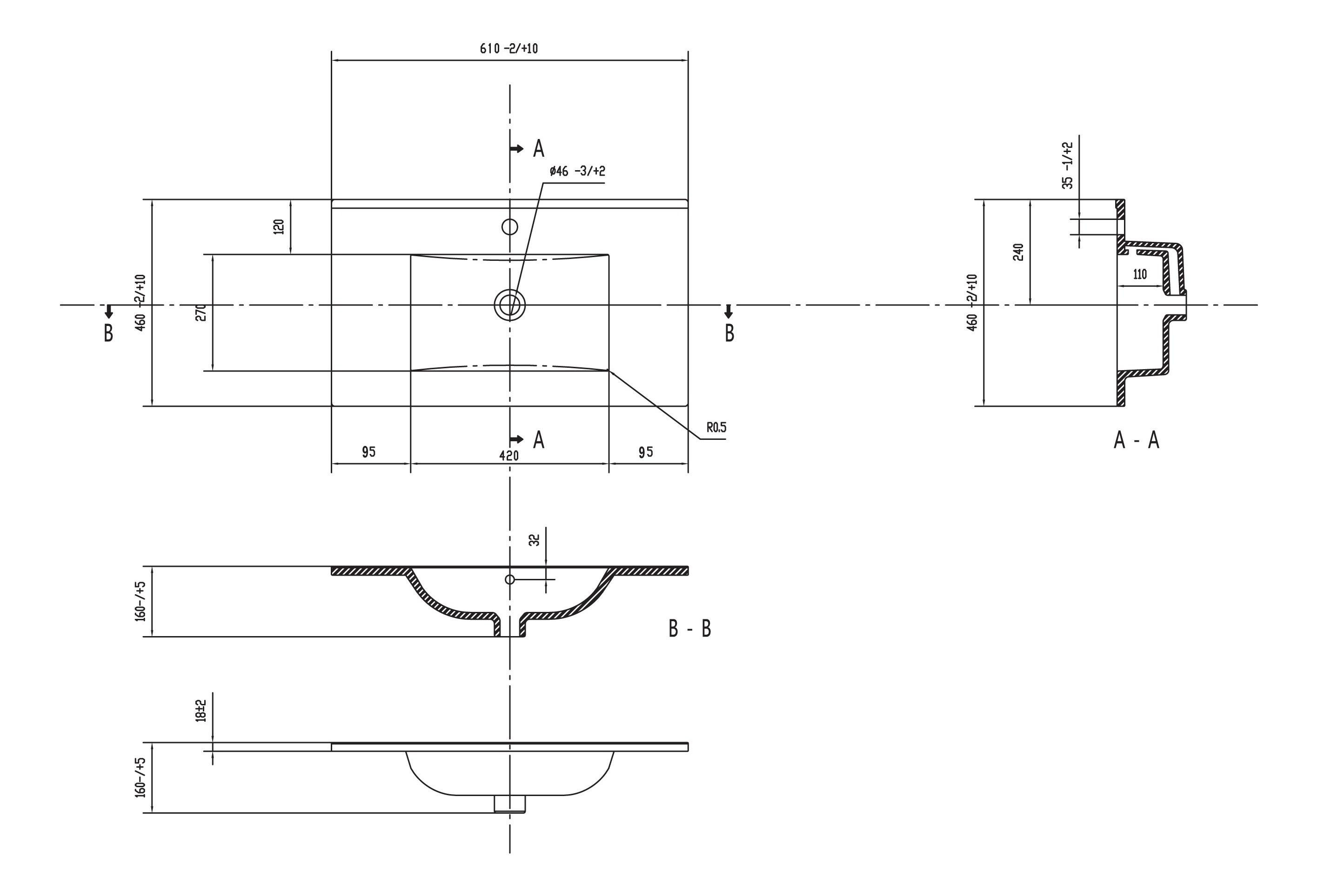 615mm Floor Standing 2 Door Basin Unit w/ Basin - Mika-600-1THBasin_LD.jpg