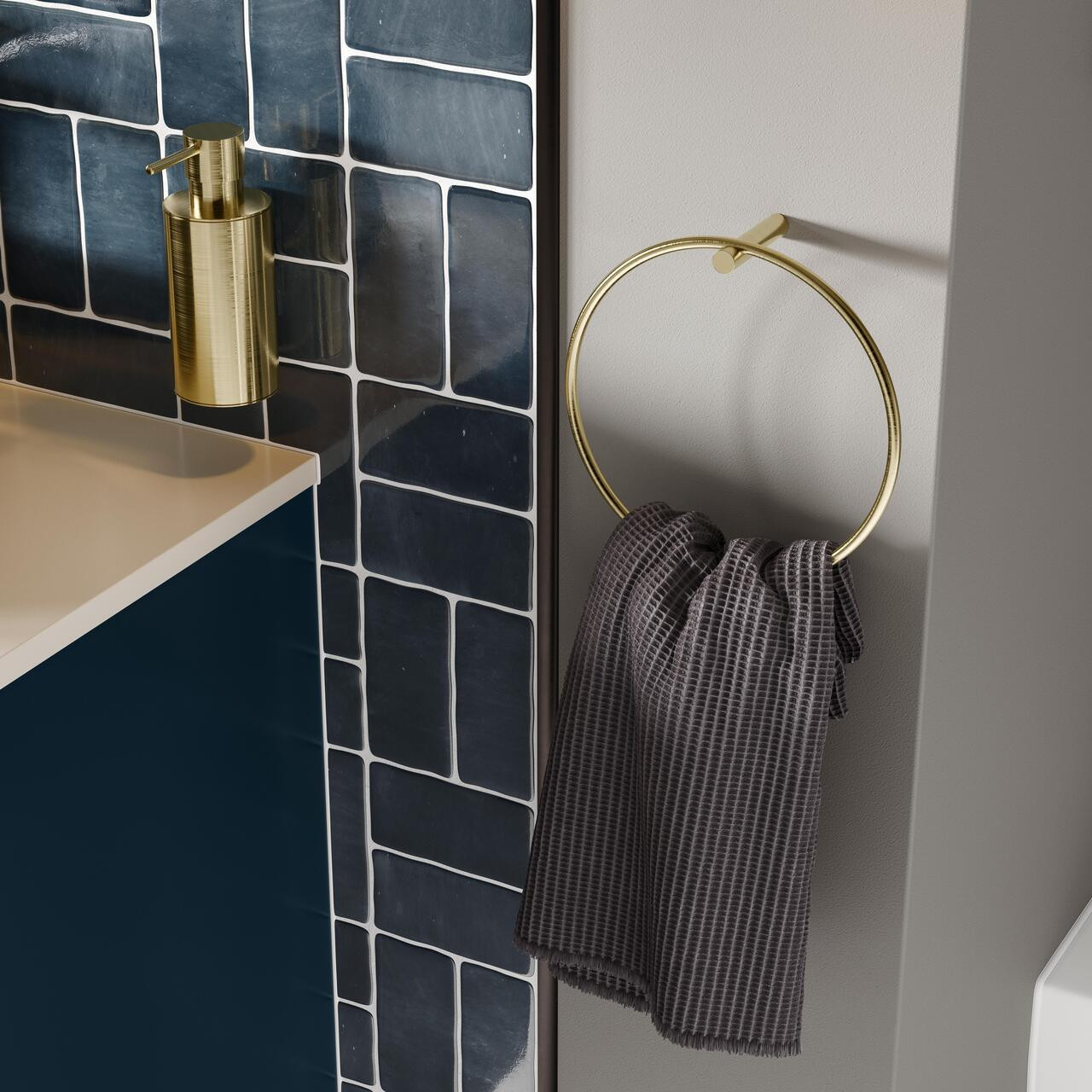 350mm Wall Hung 1 Door Tall Unit - STATEMENT-BLUE_CAM.jpg