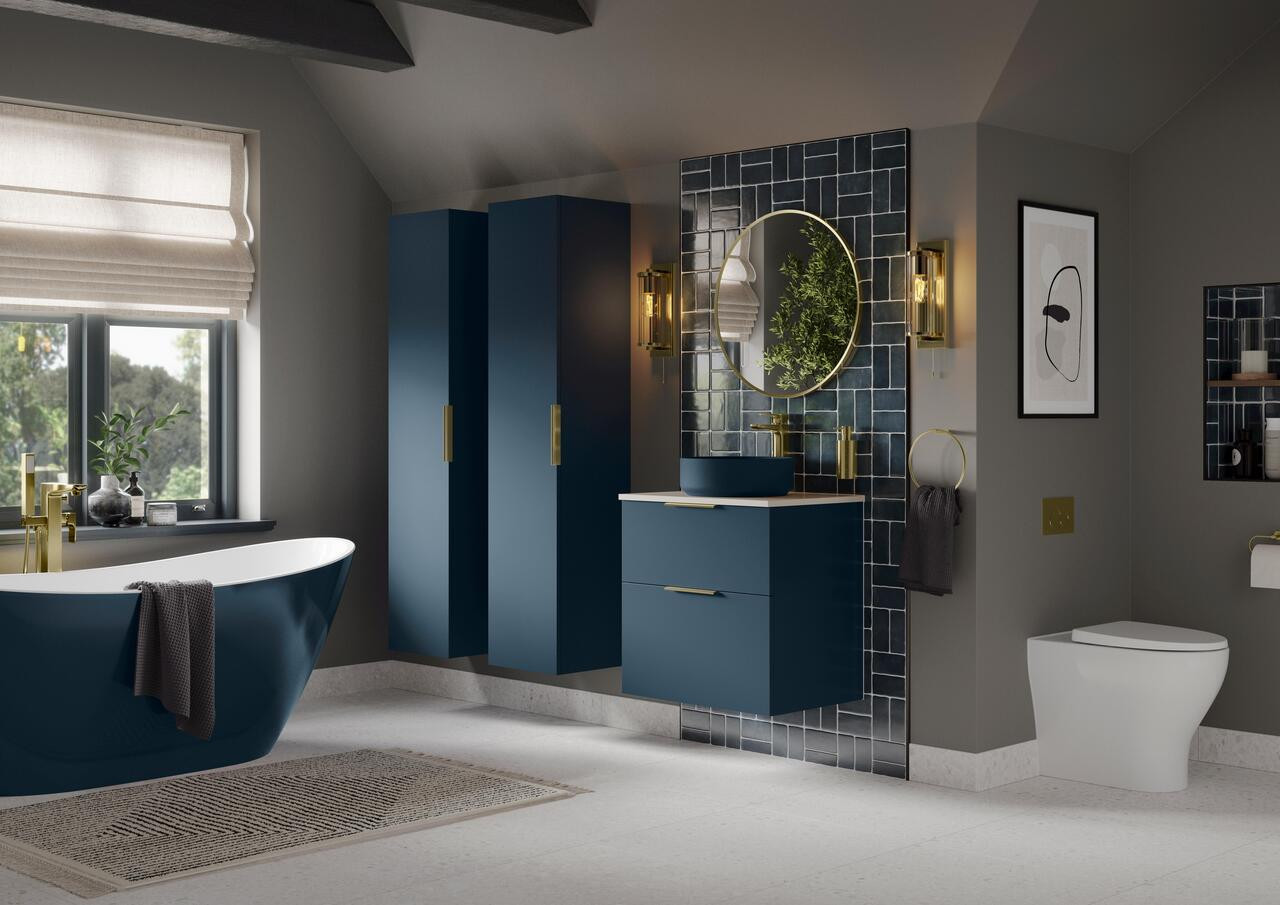 350mm Wall Hung 1 Door Tall Unit - STATEMENT-BLUE_2_RM.jpg
