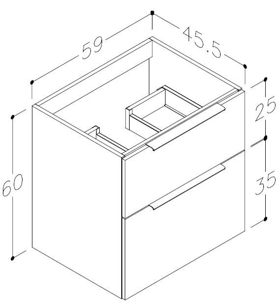 610mm Wall Hung 2 Drawer Basin Unit & Basin - STATEMENT-2Drawer-Wall-Unit_LD.jpg