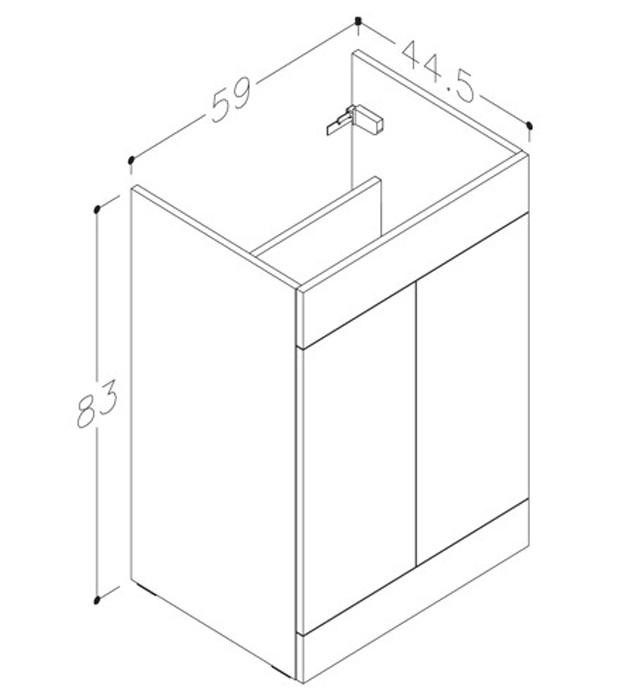 590mm Floor Standing 2 Door Basin Unit (No Top) - Statement-600-Floor-Unit_LD.jpg