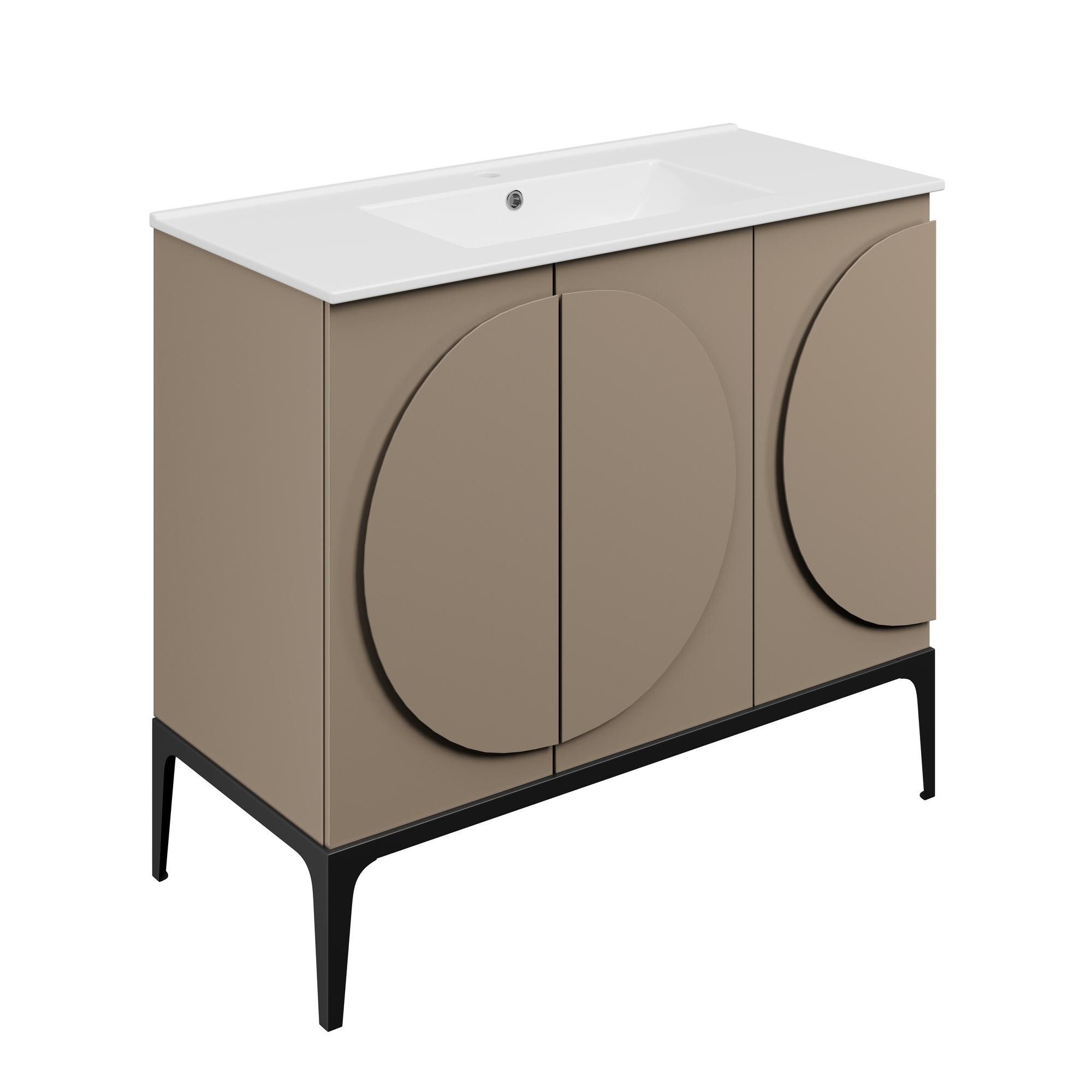 1010mm Floor Standing 3 Door Basin Unit & 1TH Basin - DIFTP5744-BlackLegs-AngledRight_CO.jpg