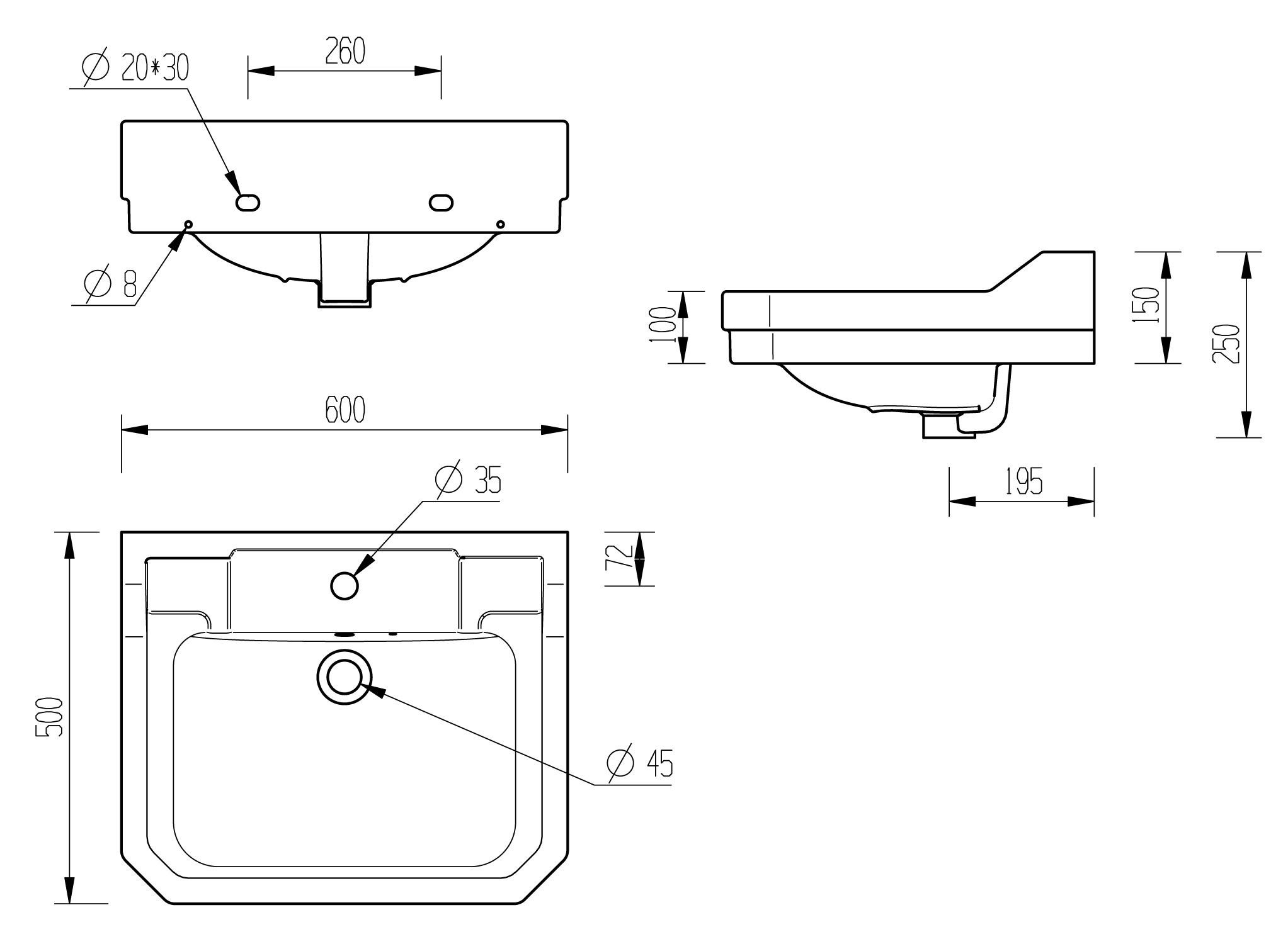 600x500mm Basin & Full Pedestal - DIPB1194_DLD.jpg