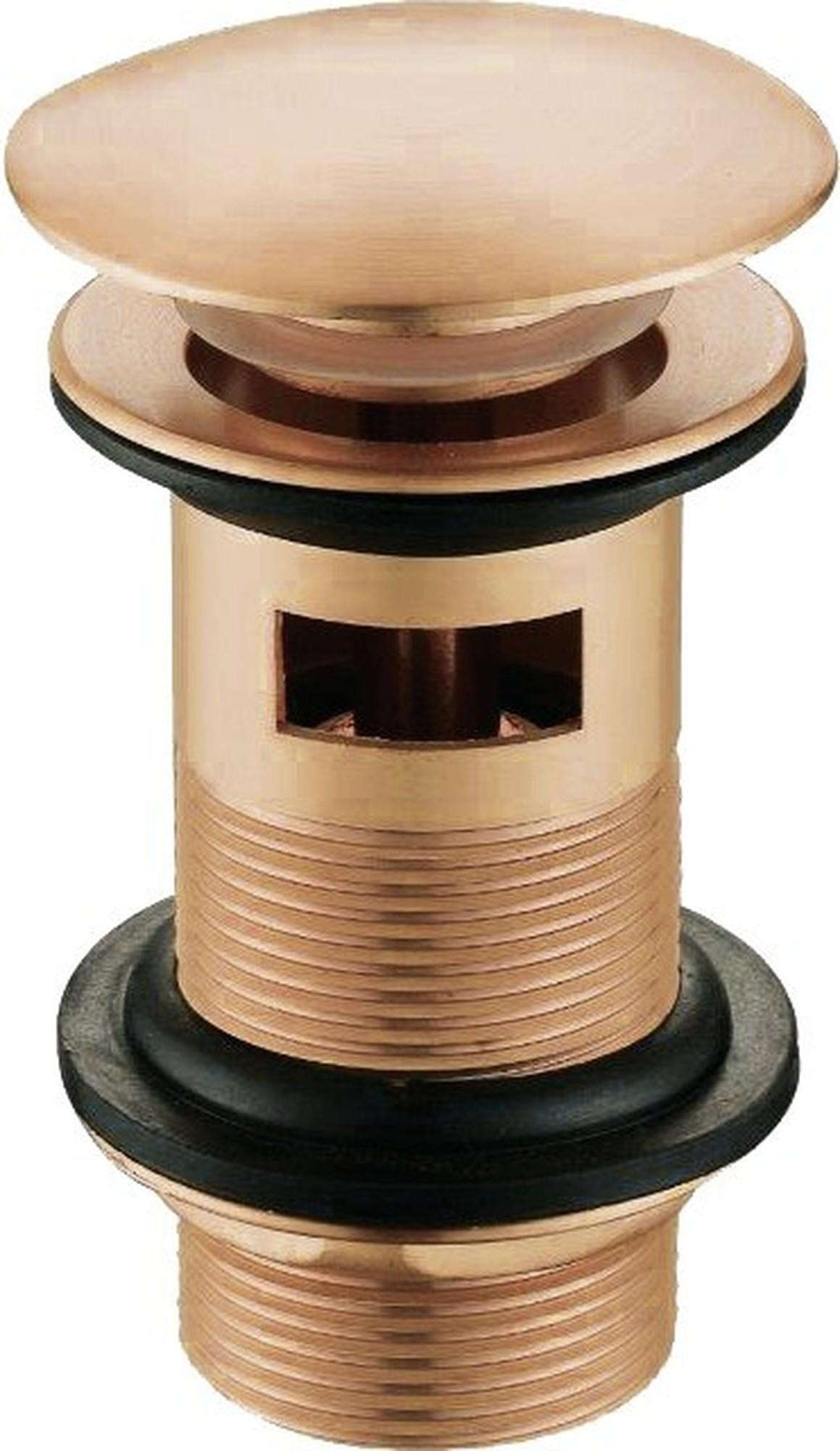 Mushroom Basin Waste (1 1/4") - Brushed Bronze - DITW0146_CO.jpg