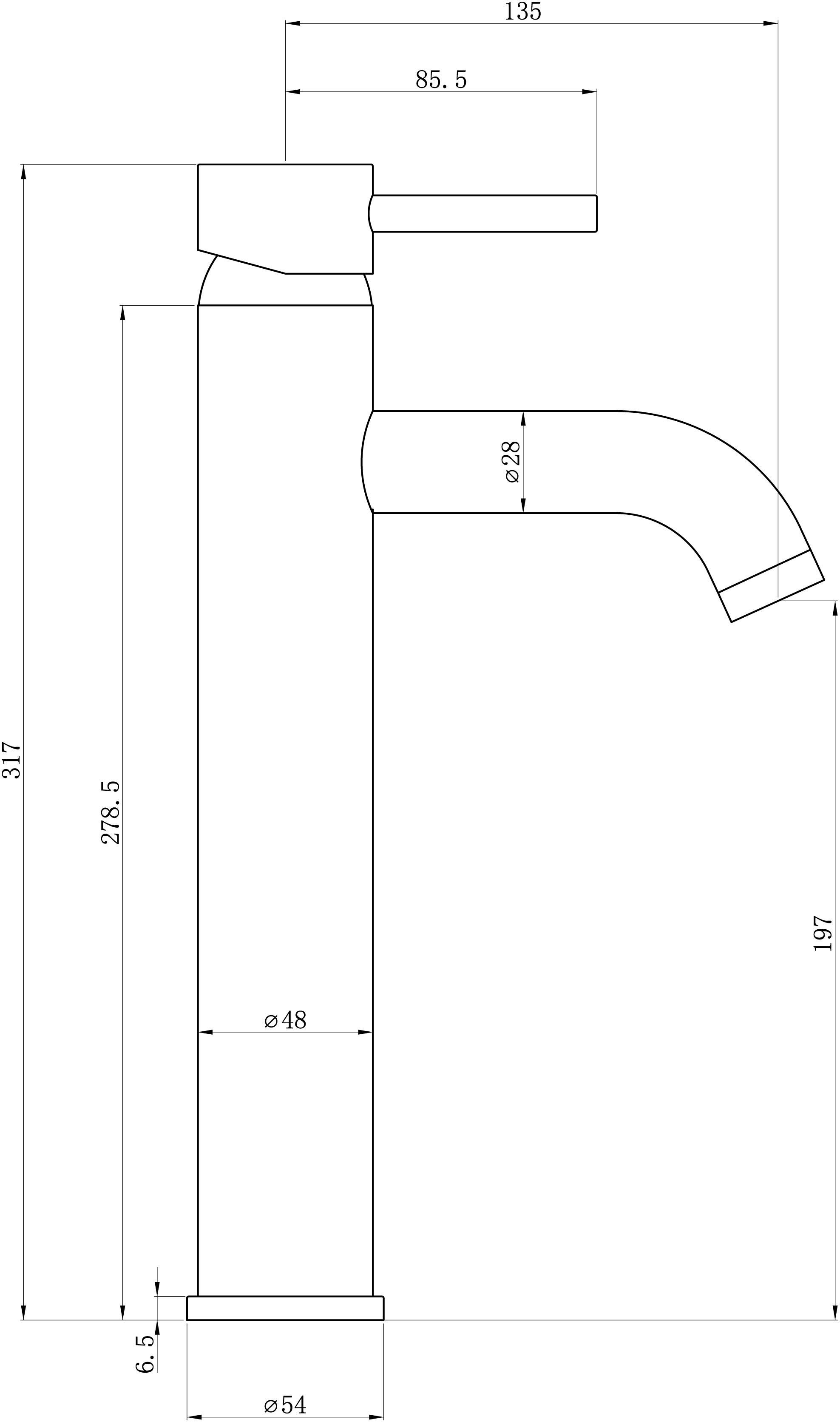 Tall Basin Mixer - DITS1312_LD.jpg