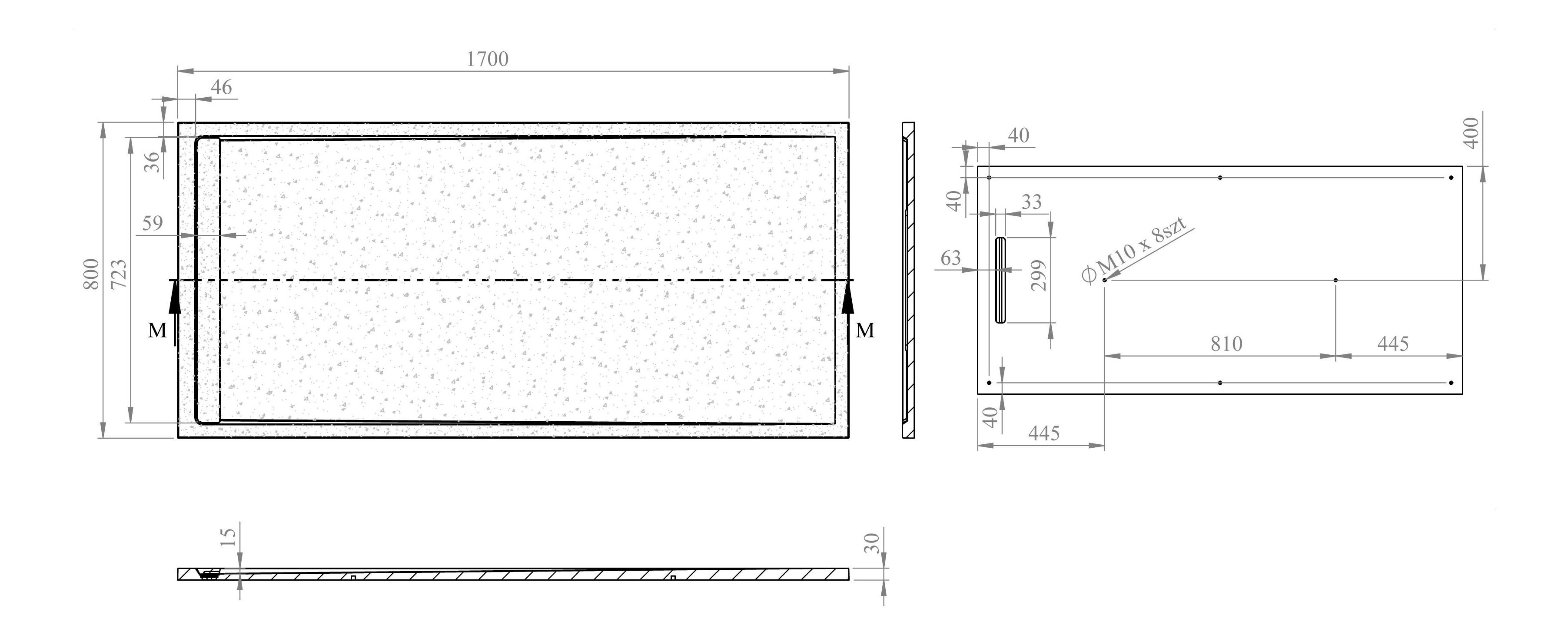 30mm Slate Rectangular Tray & Waste - Latte - SlateTray-Rect-1700x800_LD.jpg