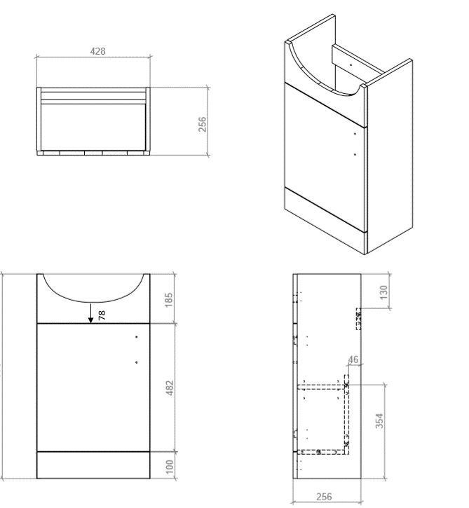 Basin Unit & Basin - White Gloss - Vista-450-Basin-Unit_LD.jpg