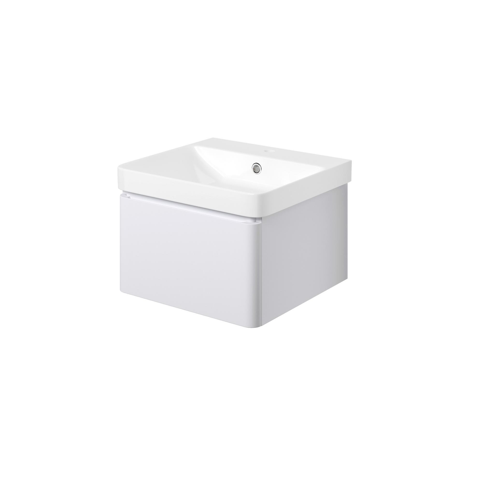 500mm Wall Hung 1 Drawer Basin Unit & Basin - DIFTP2772-AngledLeft_CO.jpg