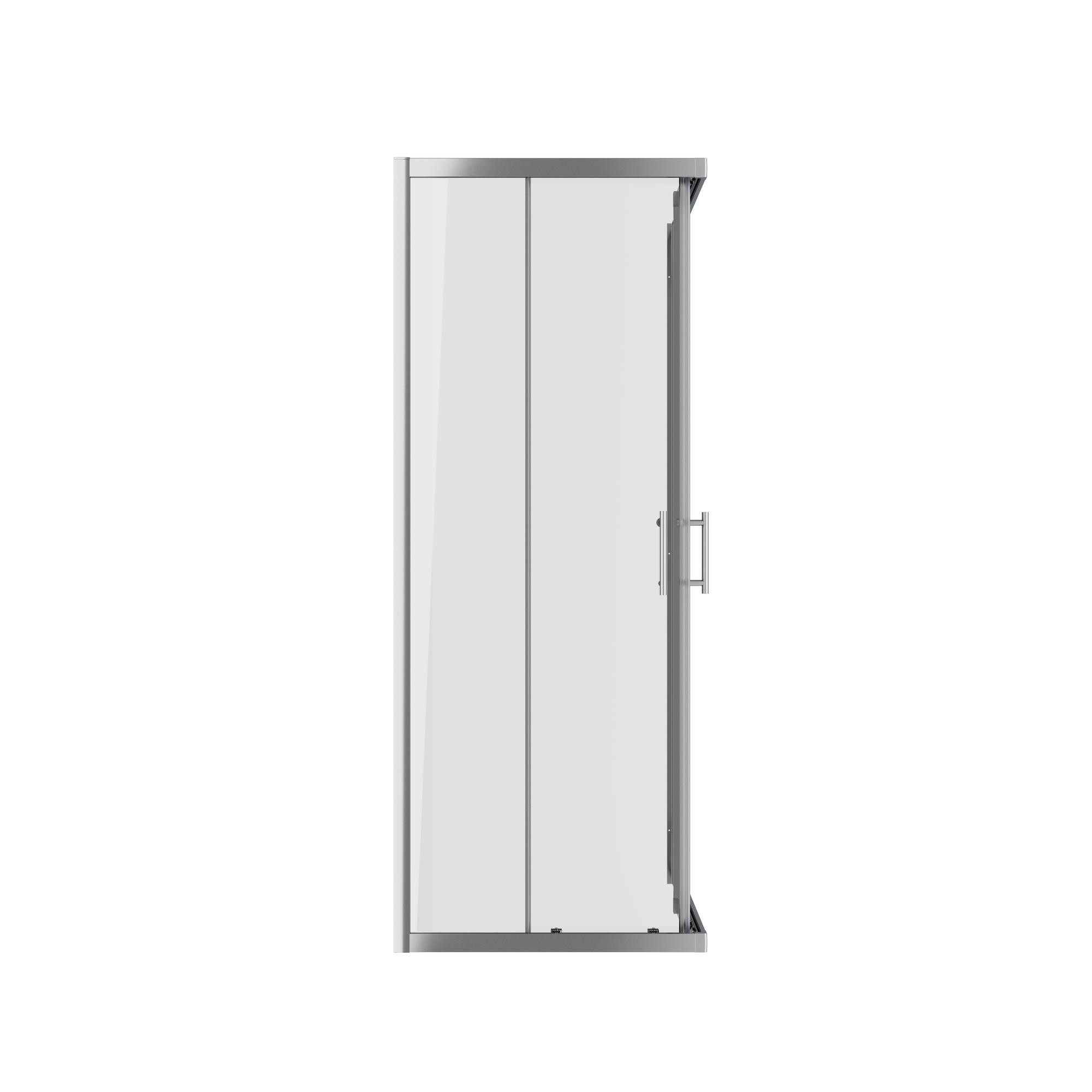 Corner Entry Door - Chrome - REFX-CLASSIX-CORNERENTRY-CHR-Front_CO.jpg