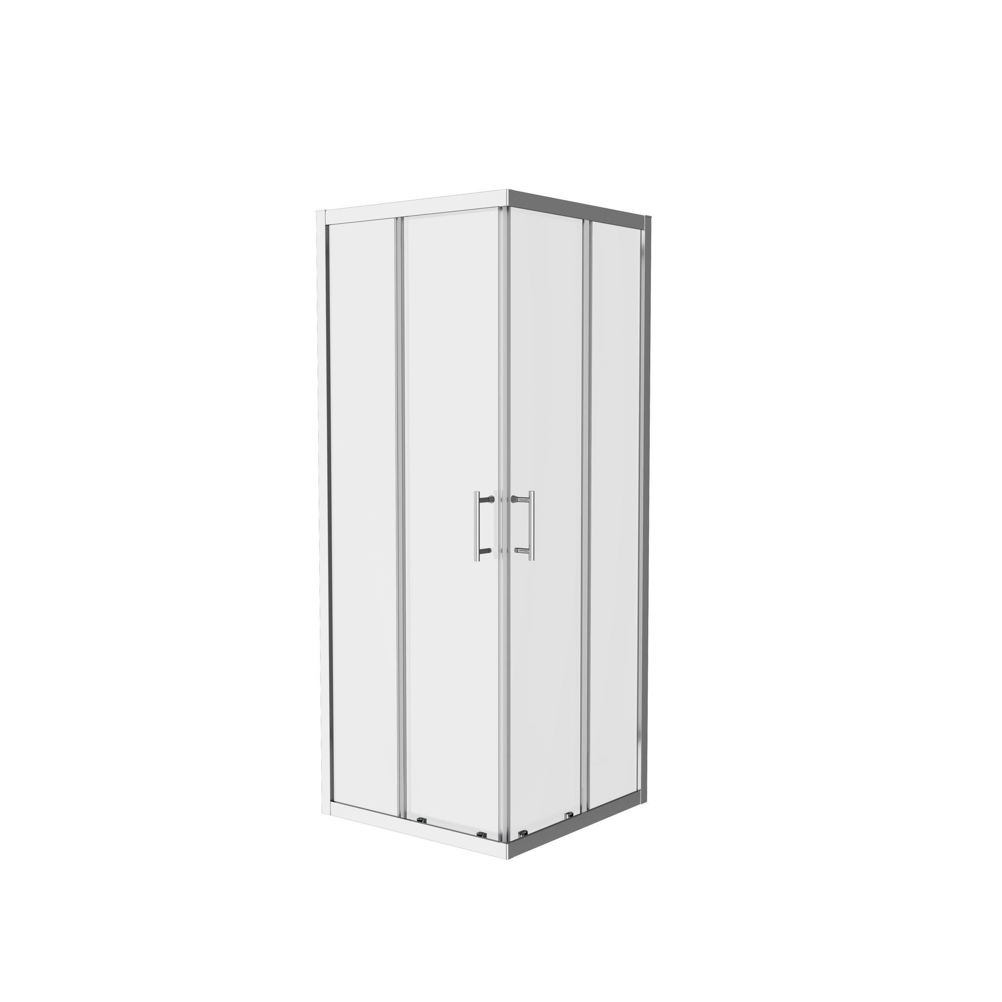 Corner Entry Door - Chrome - REFX-CLASSIX-CORNERENTRY-CHR-AngledLeft_CO.jpg