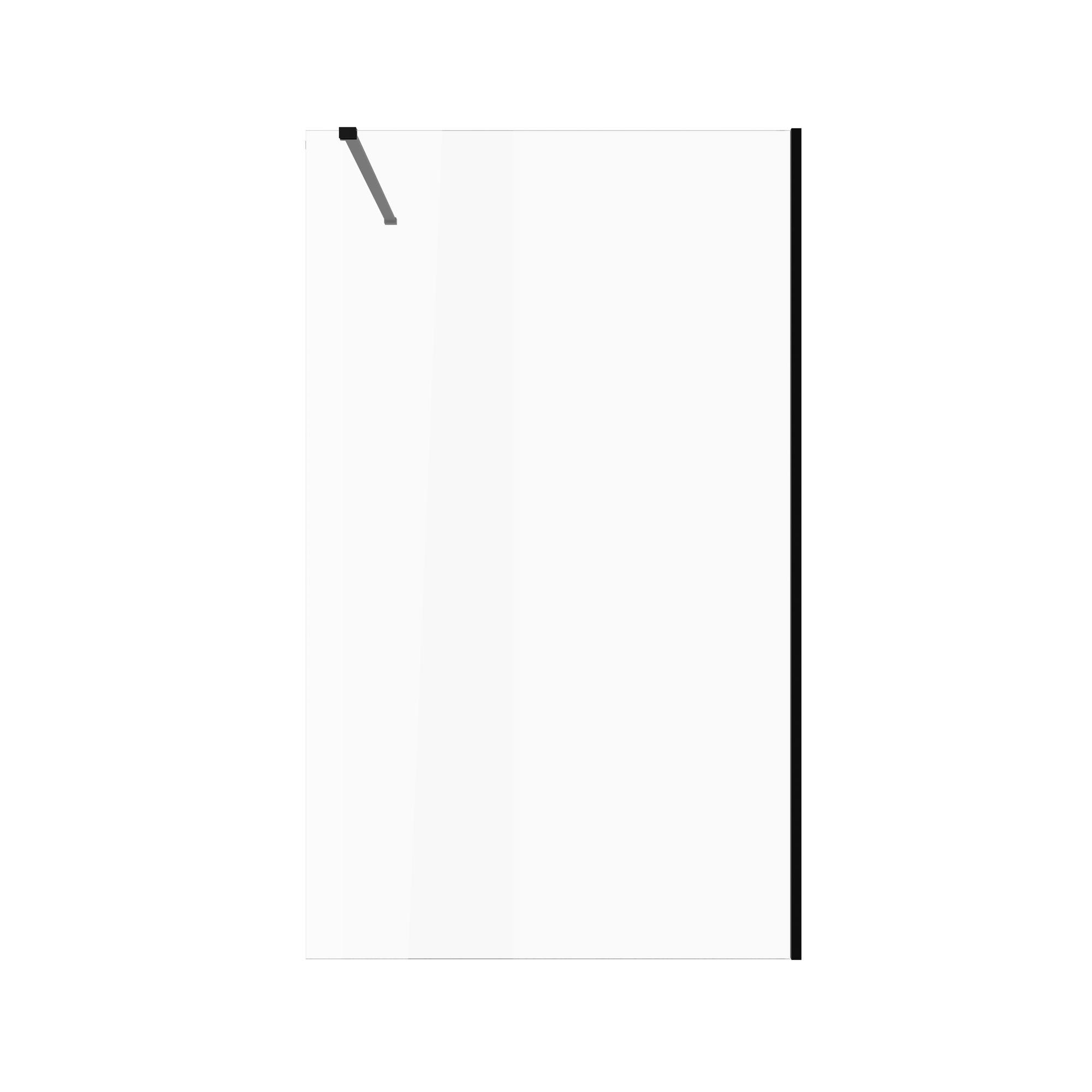 Wetroom Panel & Support Bar - Matt Black - REFX-ICONIX-BLK-WETROOM-SUPPORT-Front_CO.jpg