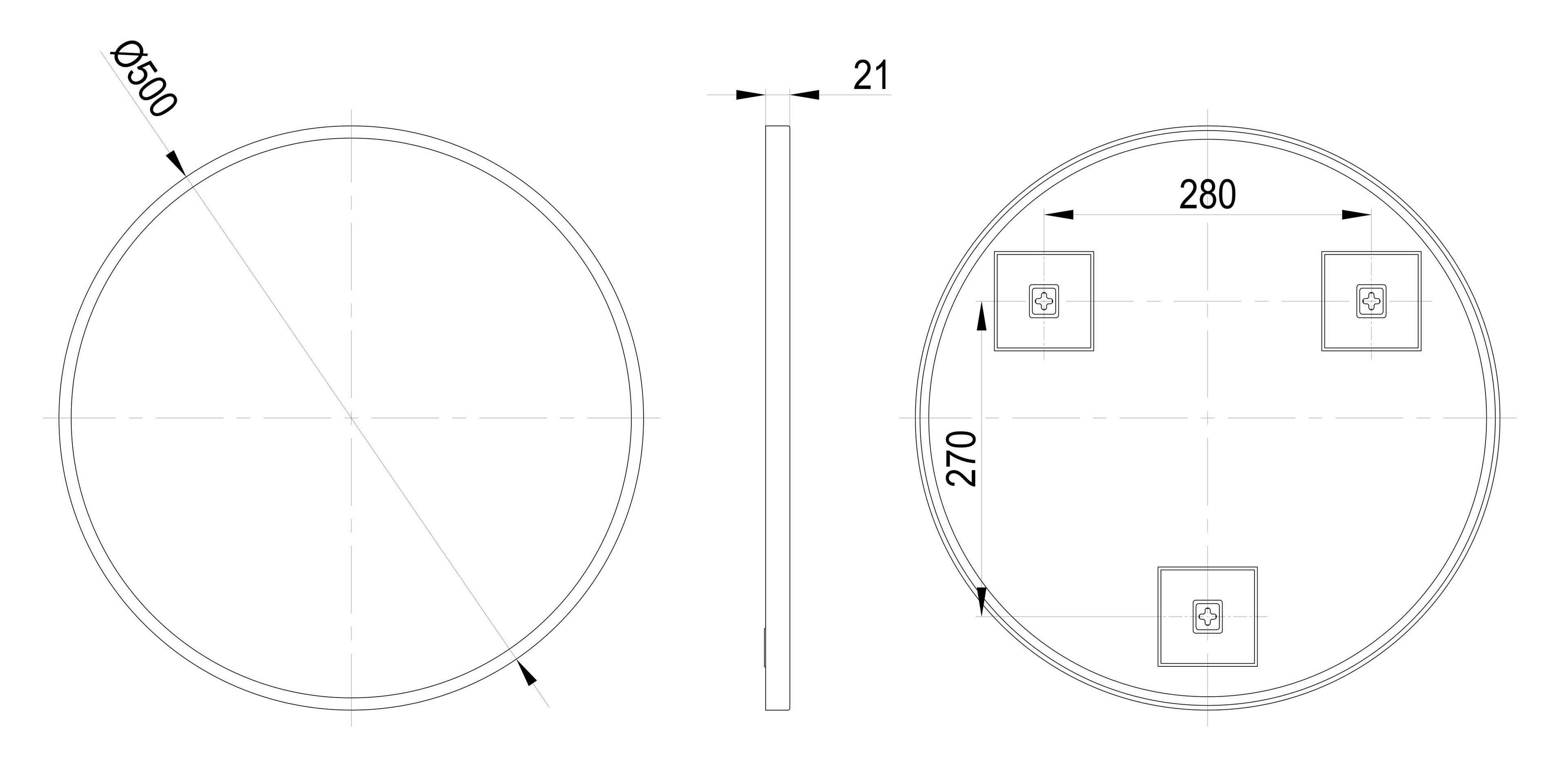 Round Mirror - Brushed Brass - DIMR0036_LD.jpg