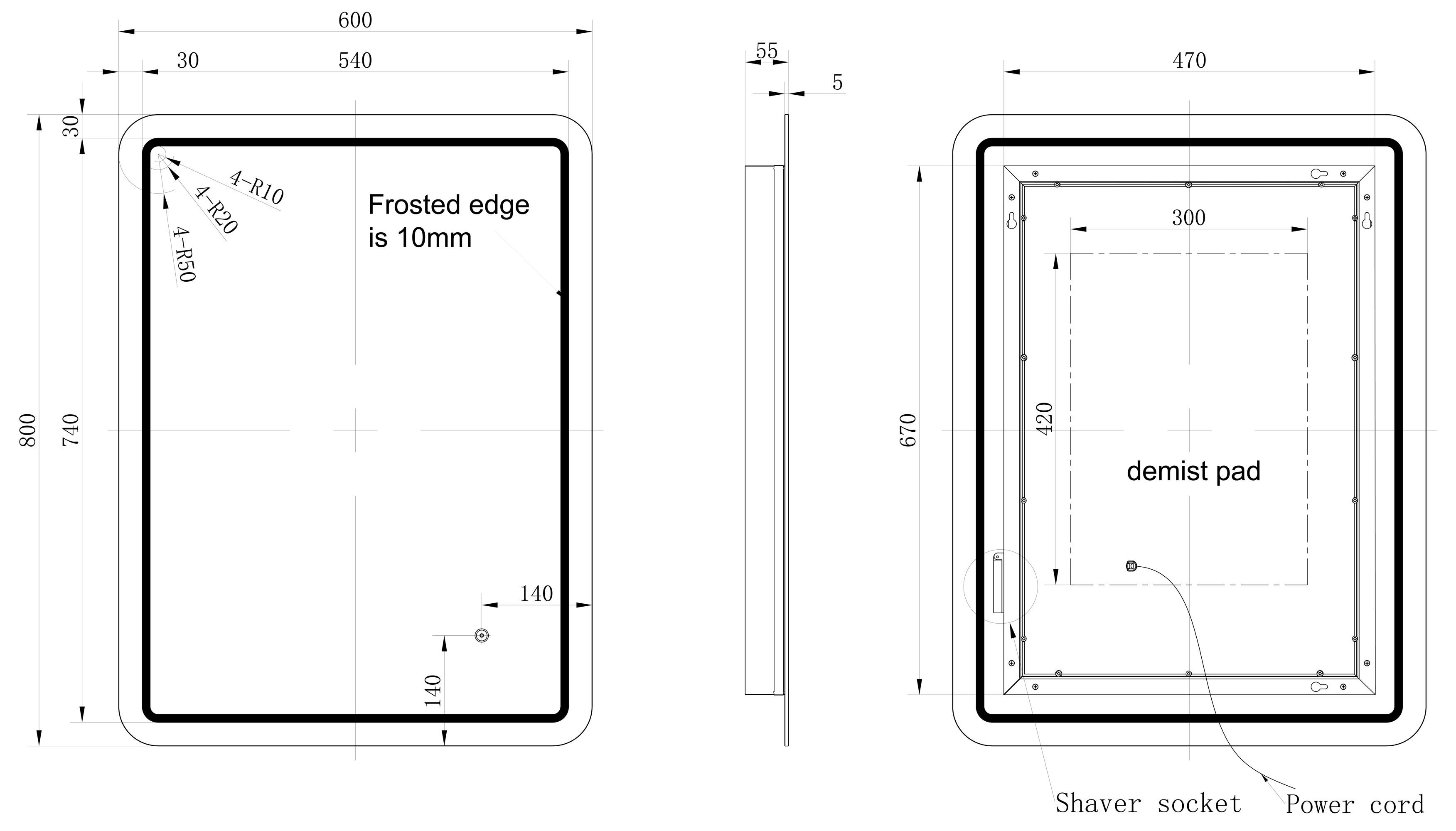Rectangle Front-Lit LED Mirror - DIMS0080_LD.jpg