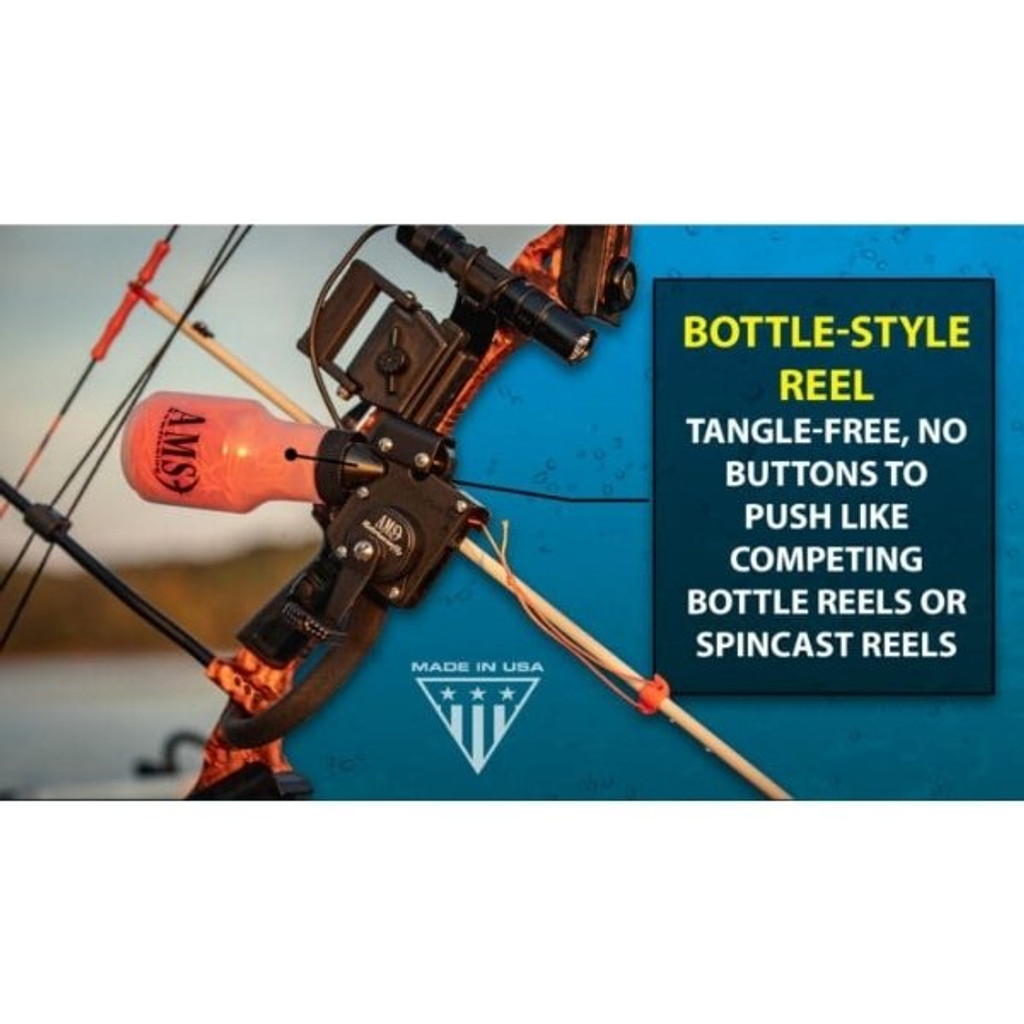 AMS Bowfishing Retriever® Pro Bowfishing Reel Bottle Style Reel