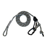 Light grey lightweight tree tether -Top view Light grey lightweight tree tether -Top view