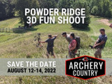 2022 Powder Ridge 3D Fun Shoot - August 12-14 2022 Powder Ridge 3D Fun Shoot - August 12-14