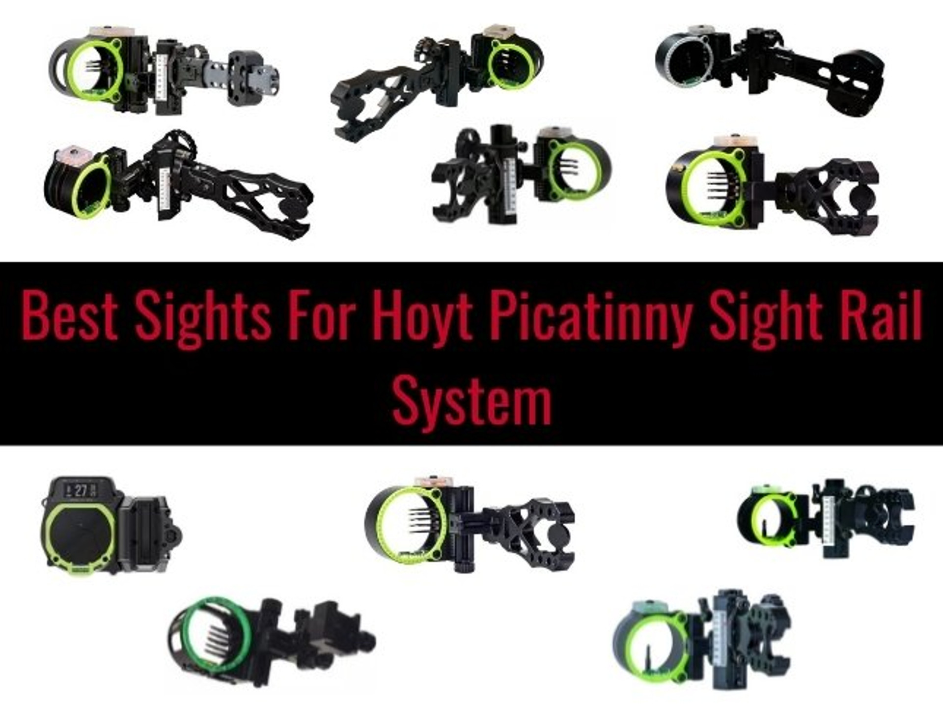 Best Sights For Hoyt Picatinny Sight Rail System Archery Country