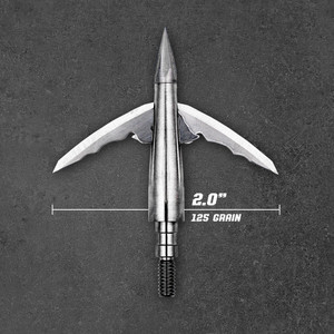 Beast Broadhead 100gr 2" 3pk Titanium Beast Broadhead 100gr 2" 3pk Titanium
