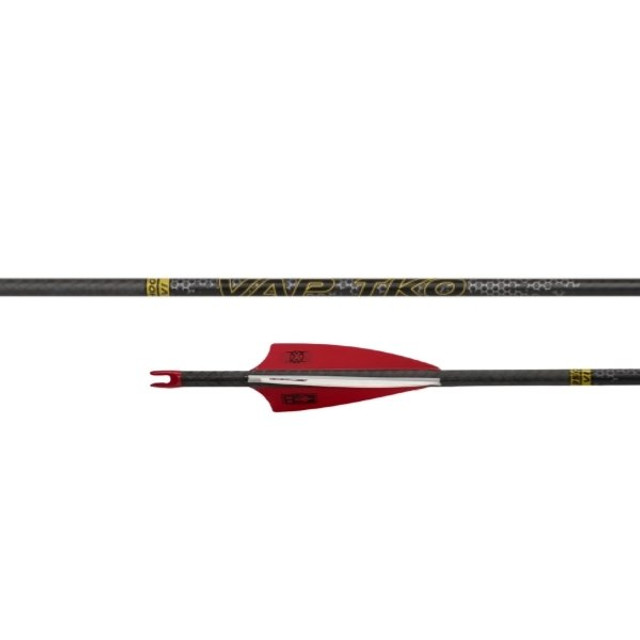 Victory VAP TKO Elite Arrow Fletched W/ 3" Vanes W/ Helical Archery