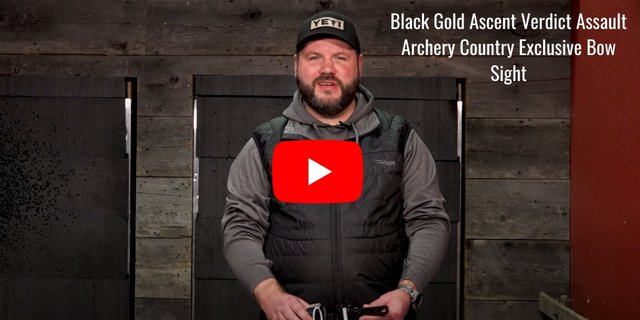 Black Gold Ascent Verdict Assault Archery Country Exclusive Bow Sight