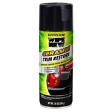 Front of Wipe New Ceramic Trim Restore can featuring promises of color restoration, UV protection, and long-lasting shine
