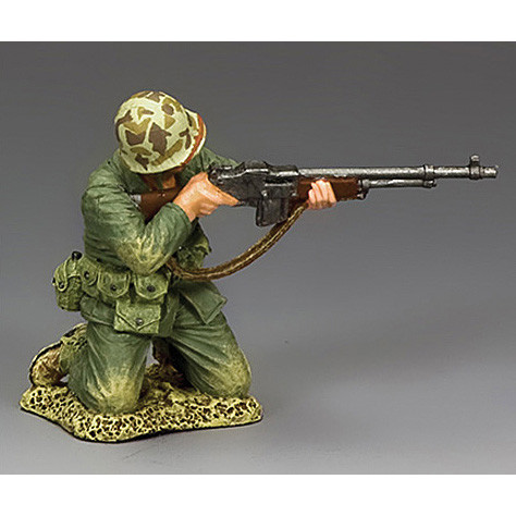 USMC038 U.S. MARINE KNEELING B.A.R. GUNNER